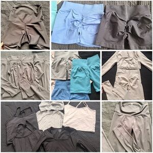 18 Piece Women’s Workout Bundle XS–Small NVGTN Vuori Adidas Activewear Lot